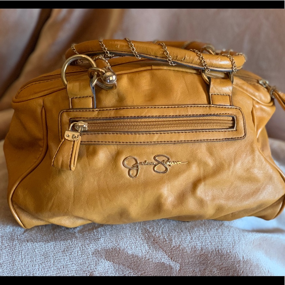 Jessica Simpson mustard purse
